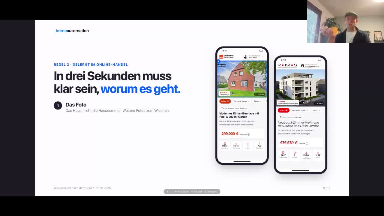Webinar-Aufzeichnung: Landingpages für Makler: Was nach dem Klick passiert